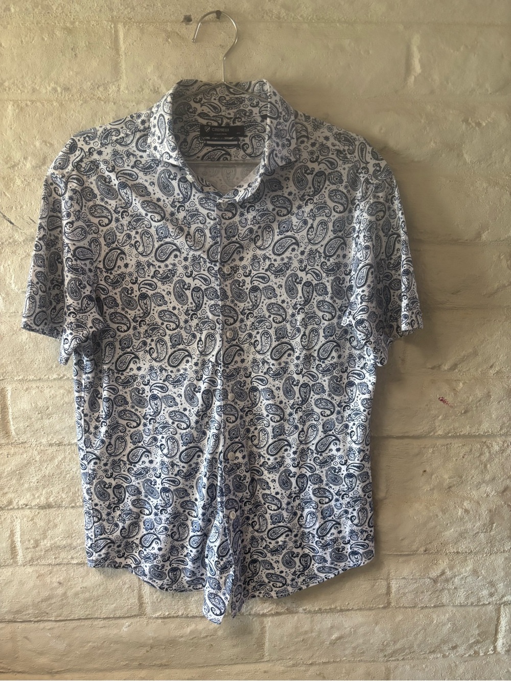 Cremieux Soft Cotton Paisley Shirt-Men’s Small